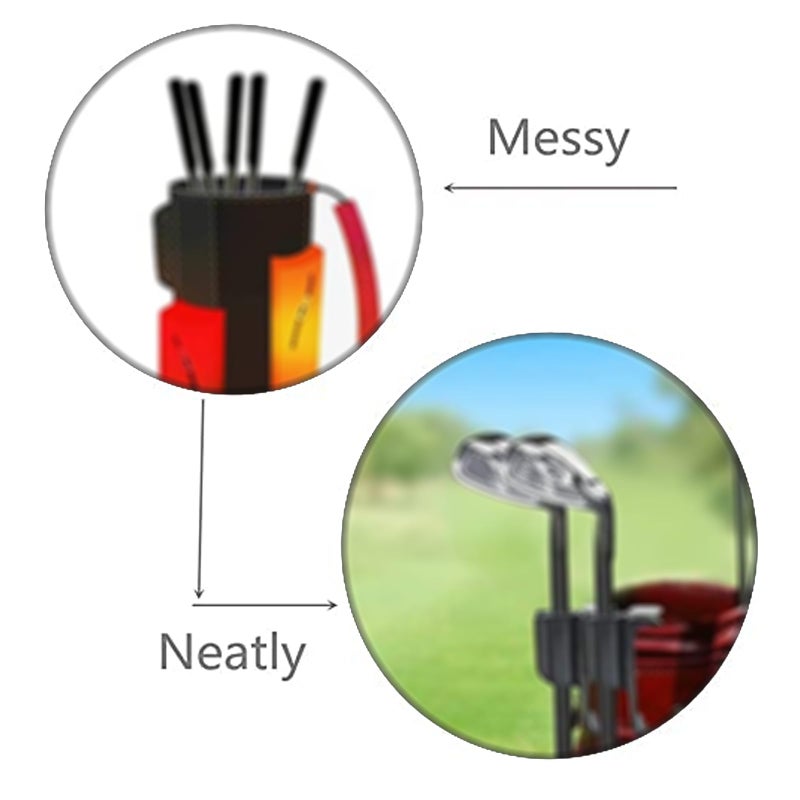 CaoXiong 2 Pack Golf Putter Clip Golf Bag Clip on Putter Clamp Holder Golf Putter Clips Organizer Ball Marker for Golf Accessories - Image 2